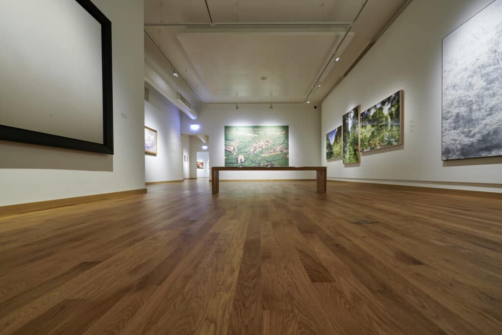 Parquet en bois massif au Musée National